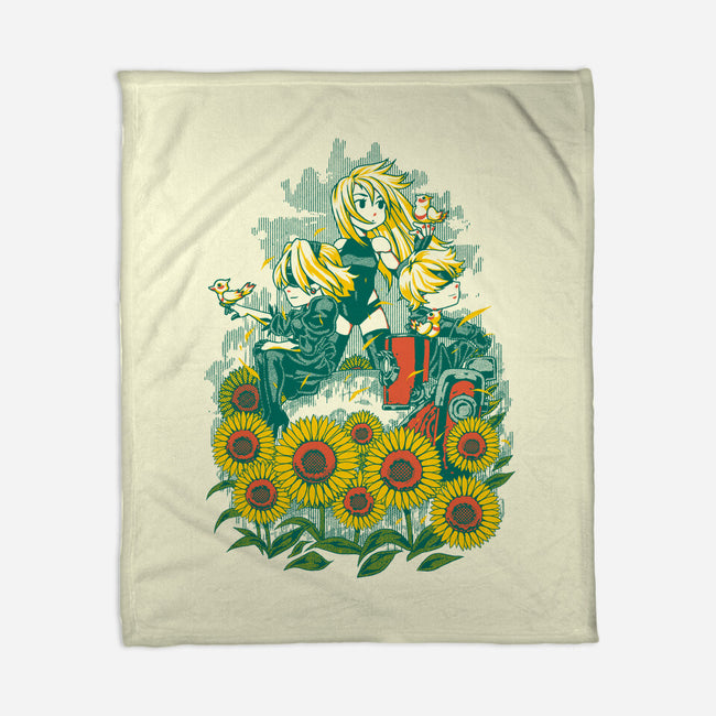 Sunny Day-None-Fleece-Blanket-Estudio Horta