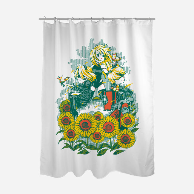 Sunny Day-None-Polyester-Shower Curtain-Estudio Horta