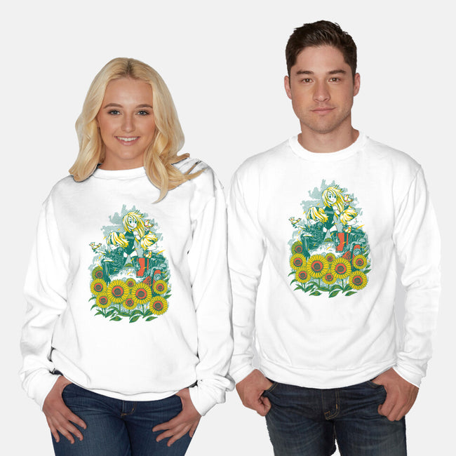 Sunny Day-Unisex-Crew Neck-Sweatshirt-Estudio Horta