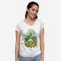 Sunny Day-Womens-V-Neck-Tee-Estudio Horta