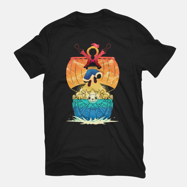 Adventure Never Sinks-Youth-Basic-Tee-sachpica