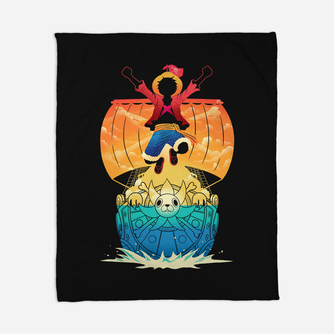 Adventure Never Sinks-None-Fleece-Blanket-sachpica