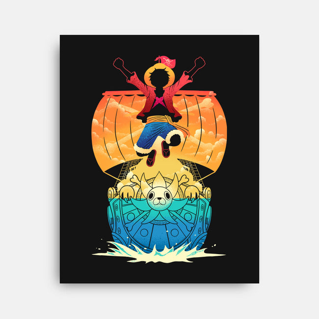 Adventure Never Sinks-None-Stretched-Canvas-sachpica