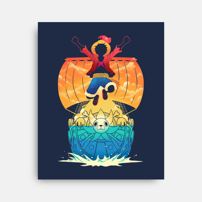 Adventure Never Sinks-None-Stretched-Canvas-sachpica