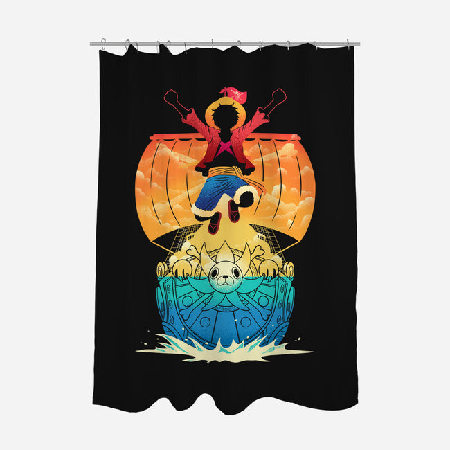 Adventure Never Sinks-None-Polyester-Shower Curtain-sachpica
