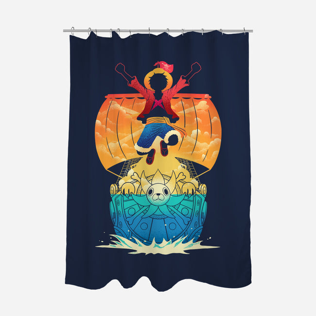 Adventure Never Sinks-None-Polyester-Shower Curtain-sachpica