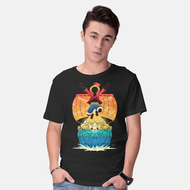 Adventure Never Sinks-Mens-Basic-Tee-sachpica