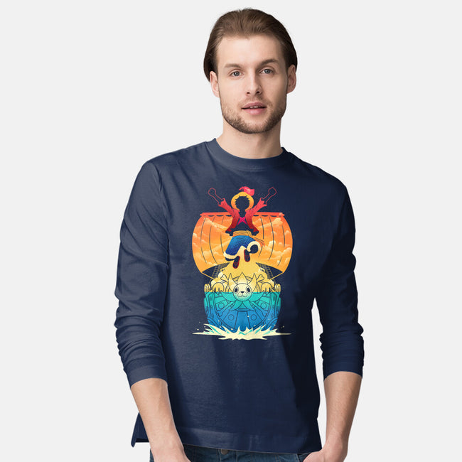 Adventure Never Sinks-Mens-Long Sleeved-Tee-sachpica