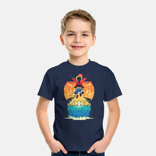 Adventure Never Sinks-Youth-Basic-Tee-sachpica