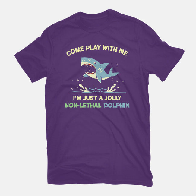 Definitely Not A Shark-Womens-Basic-Tee-BridgeWalker