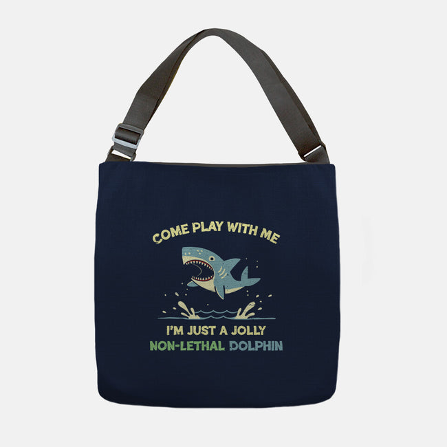 Definitely Not A Shark-None-Adjustable Tote-Bag-BridgeWalker