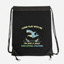 Definitely Not A Shark-None-Drawstring-Bag-BridgeWalker