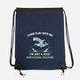 Definitely Not A Shark-None-Drawstring-Bag-BridgeWalker
