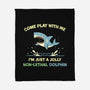 Definitely Not A Shark-None-Fleece-Blanket-BridgeWalker
