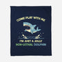 Definitely Not A Shark-None-Fleece-Blanket-BridgeWalker