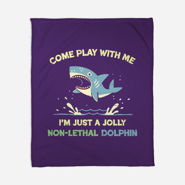 Definitely Not A Shark-None-Fleece-Blanket-BridgeWalker