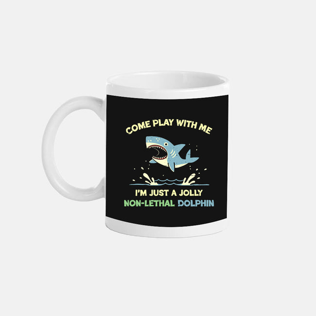 Definitely Not A Shark-None-Mug-Drinkware-BridgeWalker