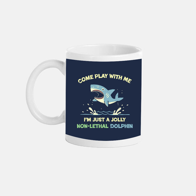 Definitely Not A Shark-None-Mug-Drinkware-BridgeWalker
