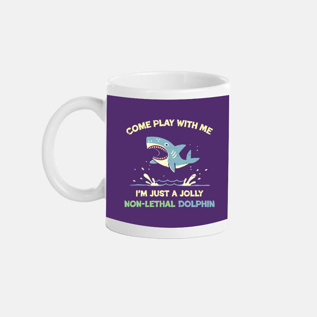 Definitely Not A Shark-None-Mug-Drinkware-BridgeWalker
