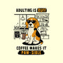 Adulting Is Ruff-None-Matte-Poster-Trendlory