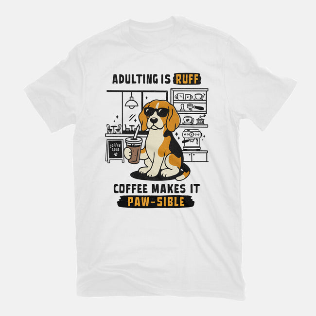 Adulting Is Ruff-Youth-Basic-Tee-Trendlory