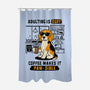 Adulting Is Ruff-None-Polyester-Shower Curtain-Trendlory
