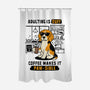 Adulting Is Ruff-None-Polyester-Shower Curtain-Trendlory