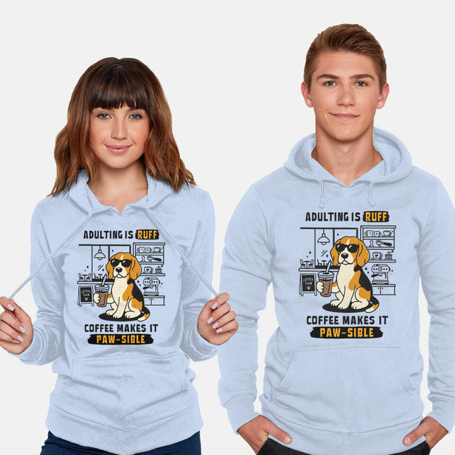 Adulting Is Ruff-Unisex-Pullover-Sweatshirt-Trendlory