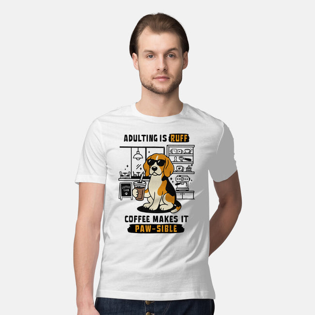 Adulting Is Ruff-Mens-Premium-Tee-Trendlory