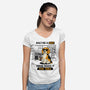 Adulting Is Ruff-Womens-V-Neck-Tee-Trendlory