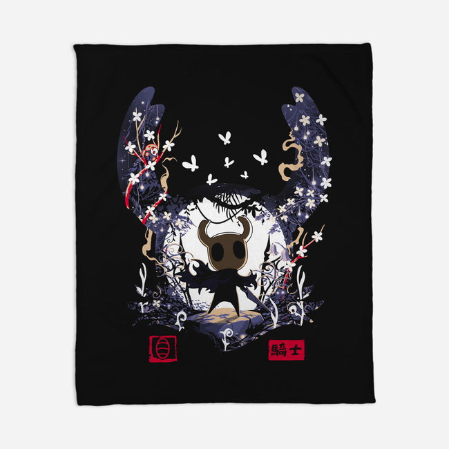 The Warrior Of Hallownest-None-Fleece-Blanket-Arinesart