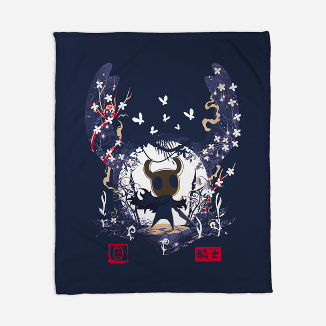 The Warrior Of Hallownest-None-Fleece-Blanket-Arinesart