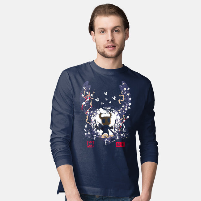 The Warrior Of Hallownest-Mens-Long Sleeved-Tee-Arinesart
