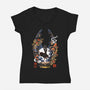The Princess Of Hallownest-Womens-V-Neck-Tee-Arinesart