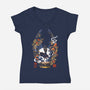 The Princess Of Hallownest-Womens-V-Neck-Tee-Arinesart
