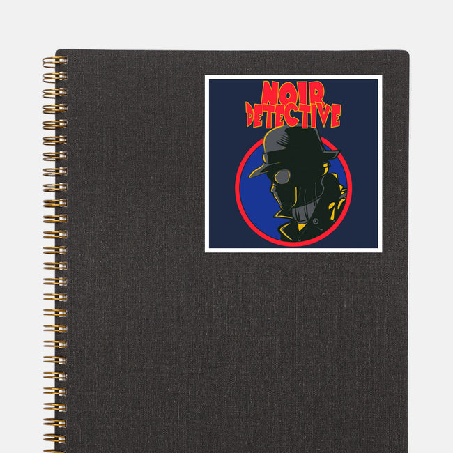 Noir Detective-None-Glossy-Sticker-Samuel