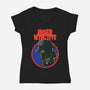 Noir Detective-Womens-V-Neck-Tee-Samuel