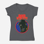 Noir Detective-Womens-V-Neck-Tee-Samuel