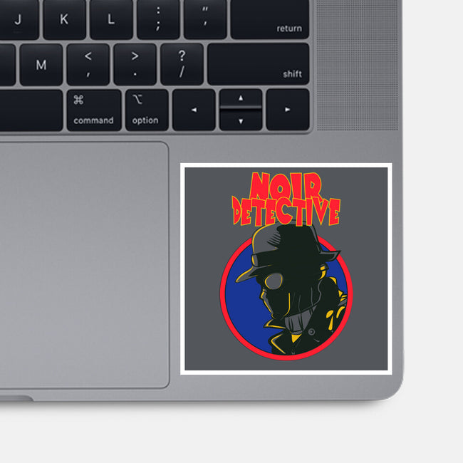 Noir Detective-None-Glossy-Sticker-Samuel