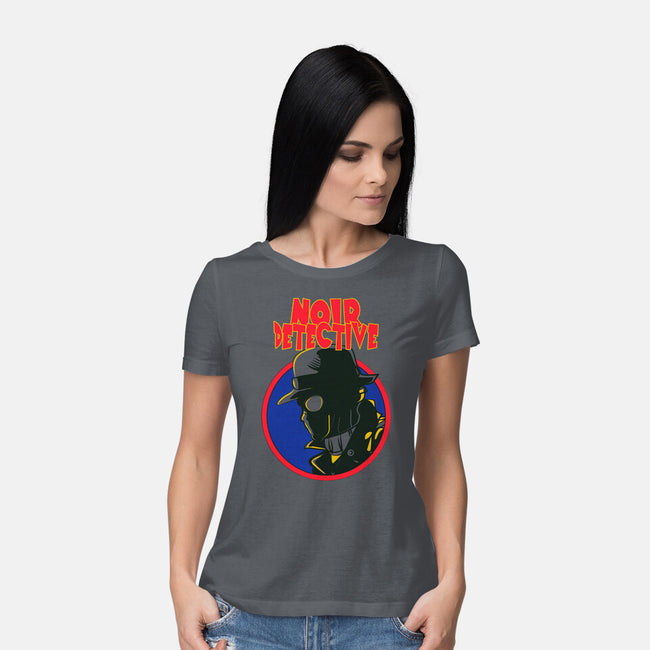 Noir Detective-Womens-Basic-Tee-Samuel