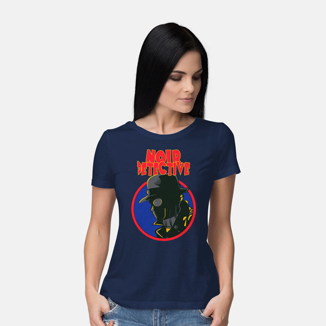 Noir Detective-Womens-Basic-Tee-Samuel