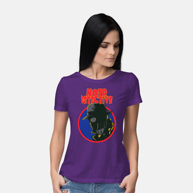 Noir Detective-Womens-Basic-Tee-Samuel