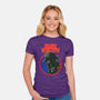 Noir Detective-Womens-Fitted-Tee-Samuel