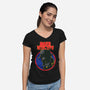Noir Detective-Womens-V-Neck-Tee-Samuel