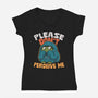 Please Don't Perceive Me-Womens-V-Neck-Tee-Popnotic