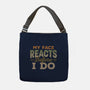 My Face Reacts Before I Do-None-Adjustable Tote-Bag-Popnotic