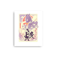 Great Wave Psychic Type-None-Stretched-Canvas-hypertwenty