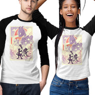 Great Wave Psychic Type-Unisex-Baseball-Tee-hypertwenty