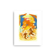 Great Wave Flame Type-None-Stretched-Canvas-hypertwenty