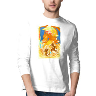 Great Wave Flame Type-Mens-Long Sleeved-Tee-hypertwenty